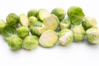 Fresh brussels sprouts. Organic vegetables
