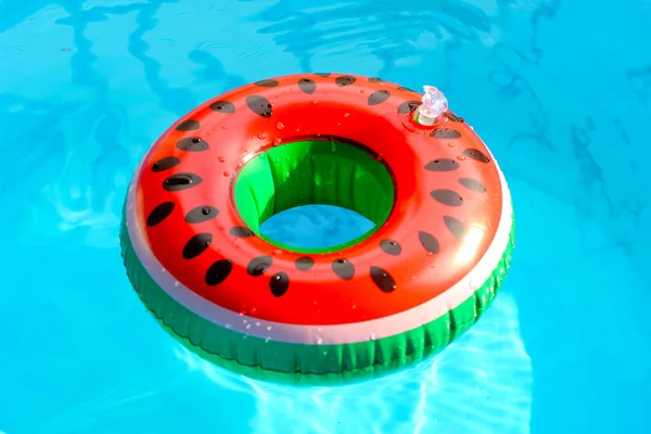 Rubber Ring Swimming Summer Background Concept — Stock Photo, Image