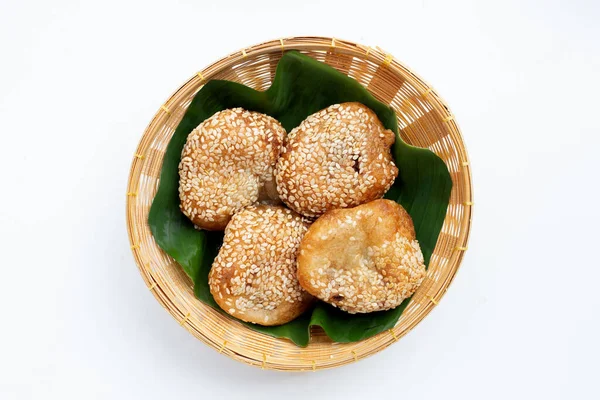 Sesamballen Kai Hong Thais Dessert — Stockfoto