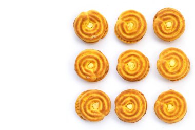 Sandwich cookies with durian cream