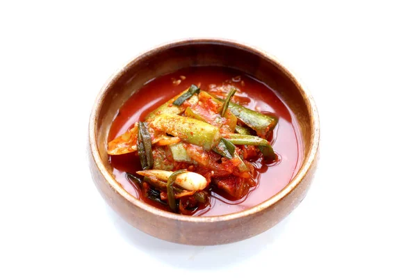 Kimchi Kore Yemeği Salatalık Kimchi — Stok fotoğraf