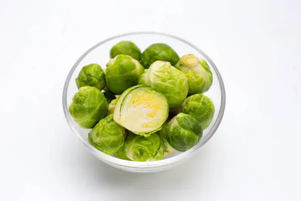 Fresh Brussels Sprouts Organic Vegetables —  Fotos de Stock