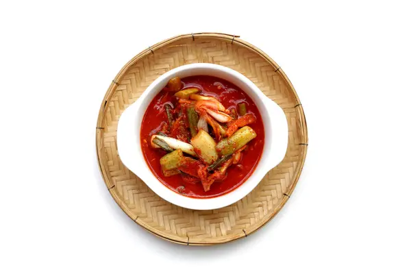 Kimchi Korea Essen Gurken Kimchi — Stockfoto