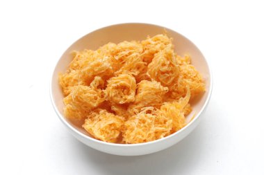 Tayland çıtır çıtır tatlı yumurta ipliği (Foi Thong Krob)