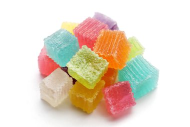 Renkli çıtır jöle. Thai tatlı tatlı tatlı