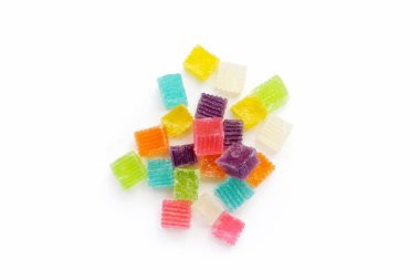 Renkli çıtır jöle. Thai tatlı tatlı tatlı