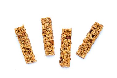 Fıstık ezmeli çikolatalı beyaz çikolata.