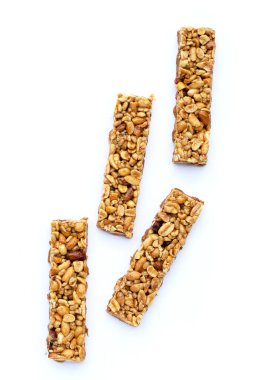 Fıstık ezmeli çikolatalı beyaz çikolata.