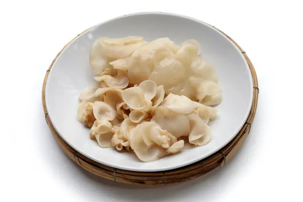 Fungo Bianco Della Gelatina Fungo Bianco Dell Orecchio — Foto Stock