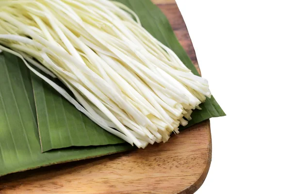 White Garlic Chives Cutting Board — Stock Photo, Image
