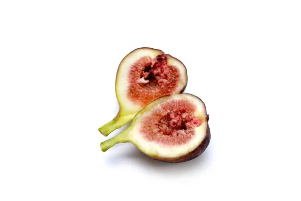 Fresh Figs White Background — Stock Photo, Image