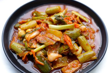 Kimchi Kore yemeği, salatalık kimchi.