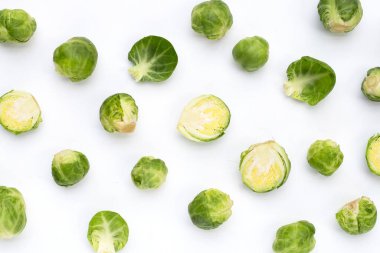 Fresh brussels sprouts. Organic vegetables