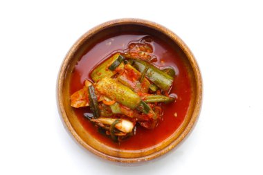 Kimchi Kore yemeği, salatalık kimchi.