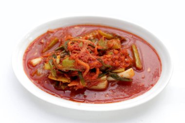Kimchi Kore yemeği, salatalık kimchi.