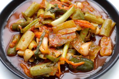 Kimchi Kore yemeği, salatalık kimchi.