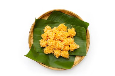 Tayland çıtır çıtır tatlı yumurta ipliği (Foi Thong Krob)