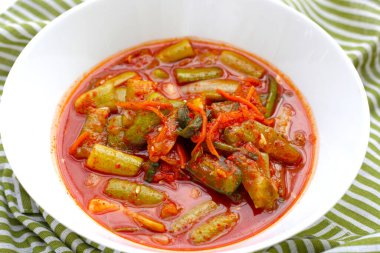 Kimchi Kore yemeği, salatalık kimchi.