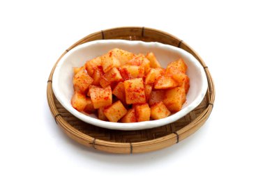 Daikon Kimchi. Lezzetli ve baharatlı.