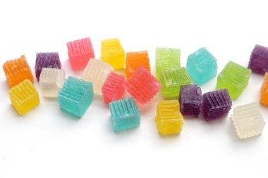 Renkli çıtır jöle. Thai tatlı tatlı tatlı