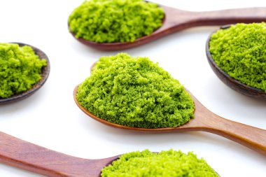 Wolffia globosa veya bataklık yosunu, su yemeği