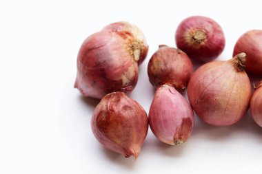 Beyaz bir arka plan üzerinde arpacık.