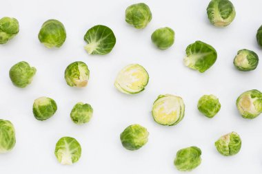 Fresh brussels sprouts. Organic vegetables