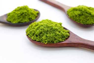 Wolffia globosa veya bataklık yosunu, su yemeği