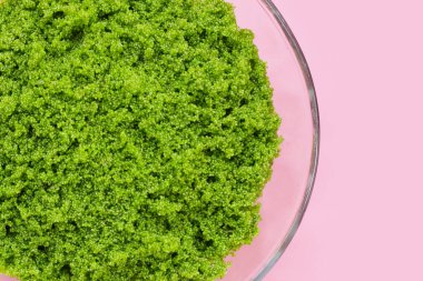 Wolffia globosa veya bataklık yosunu, su yemeği