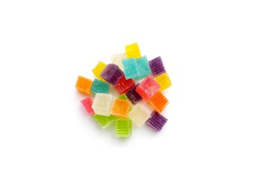 Renkli çıtır jöle. Thai tatlı tatlı tatlı