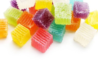 Renkli çıtır jöle. Thai tatlı tatlı tatlı