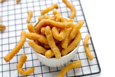 Thai Fried Dough Kanom Kan Bua