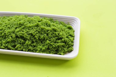 Wolffia globosa veya bataklık yosunu, su yemeği