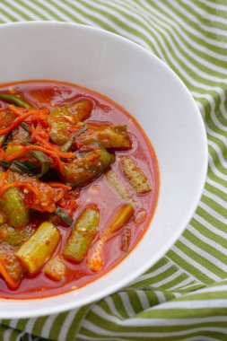 Kimchi Kore yemeği, salatalık kimchi.