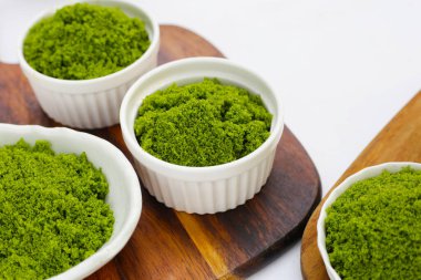 Wolffia globosa veya bataklık yosunu, su yemeği