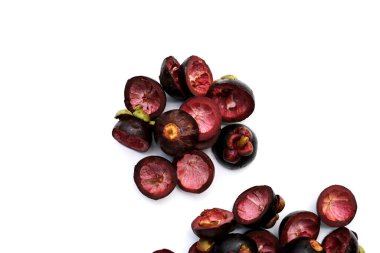 Taze mangosteen kabuğu. Mide iltihabı, cilt iltihabı ve hayvanlardaki yaraları iyileştirmek için mangosen kabuğu iyi bir tedavi yöntemi.