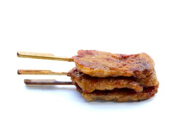 Tayland usulü ızgara domuz eti.