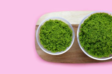 Wolffia globosa veya bataklık yosunu, su yemeği