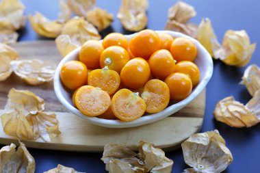 Taze bektaşi üzümü pelerini. Lezzetli tropikal meyve