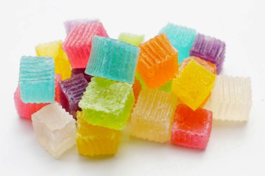 Renkli çıtır jöle. Thai tatlı tatlı tatlı