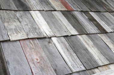 Arkaplan için ahşap çatı dokusu.