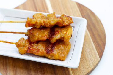 Tayland usulü ızgara domuz eti.