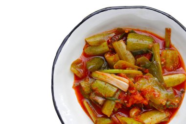 Kimchi Kore yemeği, salatalık kimchi.