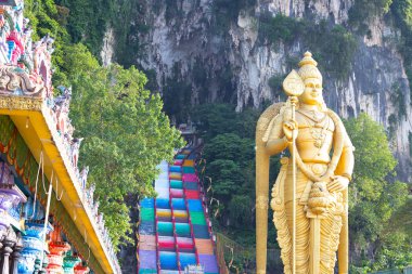 The Arulmigu Murugan statue in Batu Caves, Malaysia