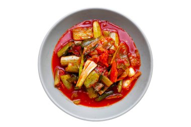 Kimchi Kore yemeği, salatalık kimchi.