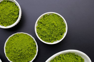 Wolffia globosa veya bataklık yosunu, su yemeği