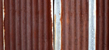 Eski paslı çinko çarşaflar desenli arka plan için.