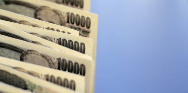 Ten Thousand Yen Bills, Japanese Yen Notes clipart