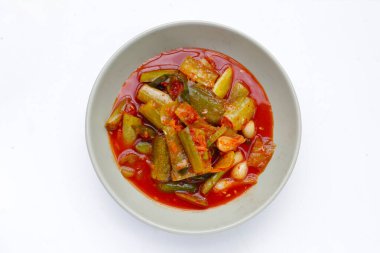 Kimchi Kore yemeği, salatalık kimchi.