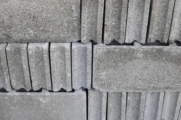 Stack Cement Bricks Cement Blocks — Stock Photo, Image
